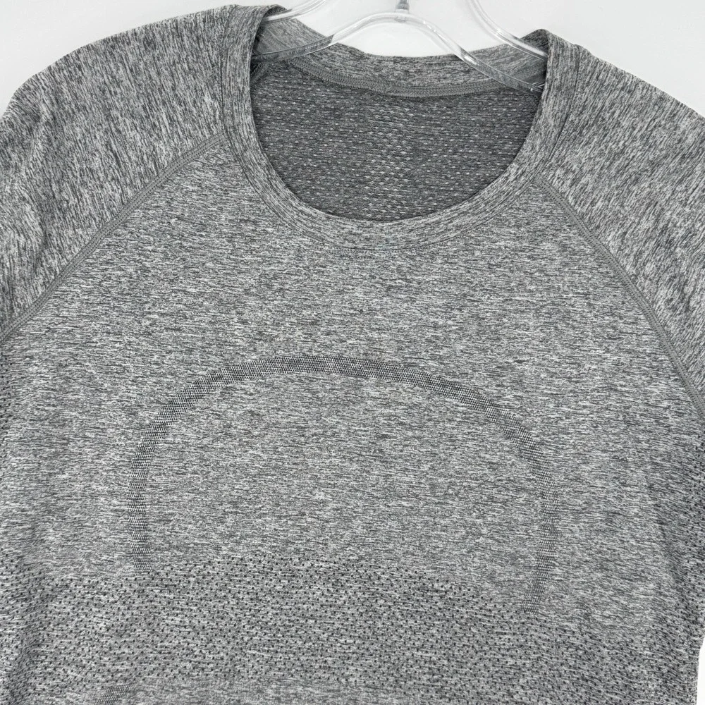 Lululemon Swiftly Tech Long Sleeve 2.0 Race Gray Running Top Athletic Women's 10